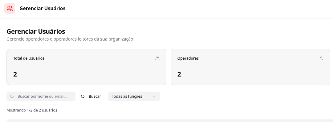 Gerencie sua Equipe
